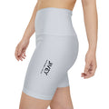 JIVEY Essentials Women's Comfy-fit Silver White Workout Shorts