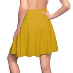 JIVEY Eminent Soft Versatile-fit Mustard Skater Skirt