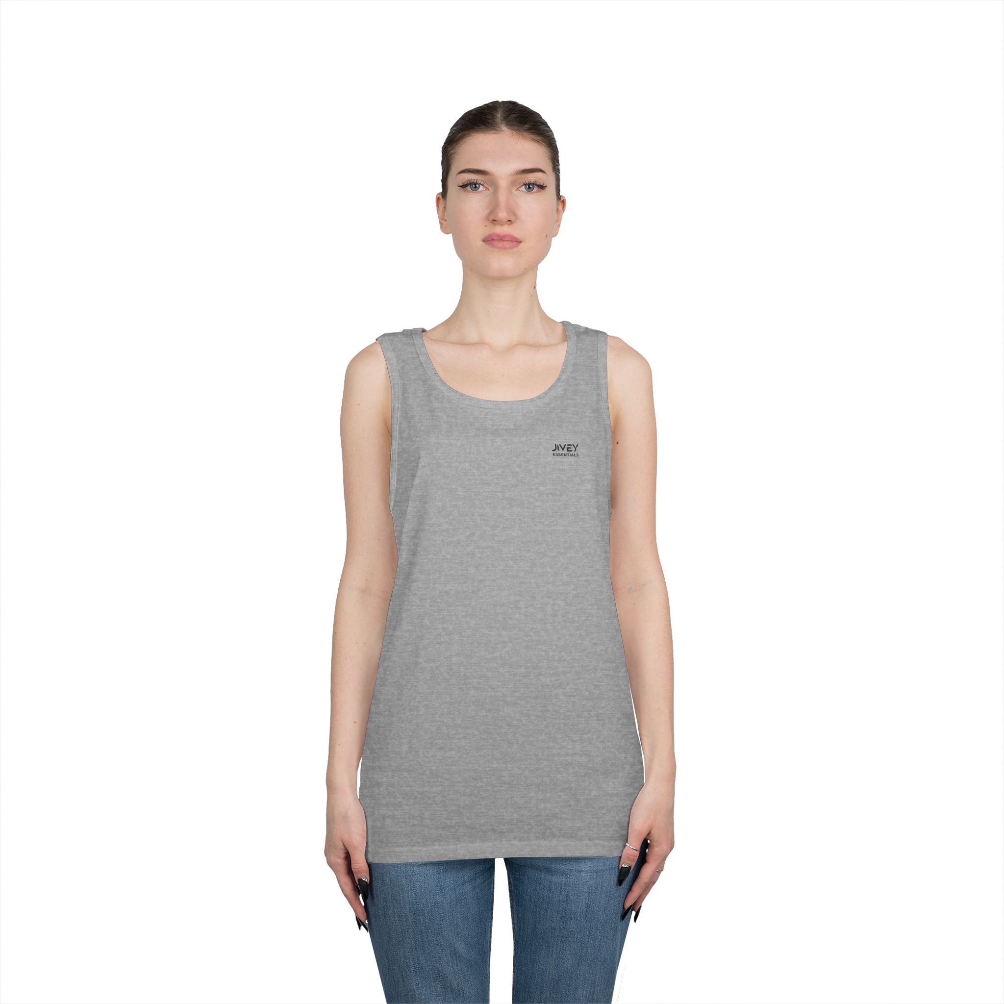 JIVEY Essentials Unisex Classic-fit Heavy Cotton Tank Top