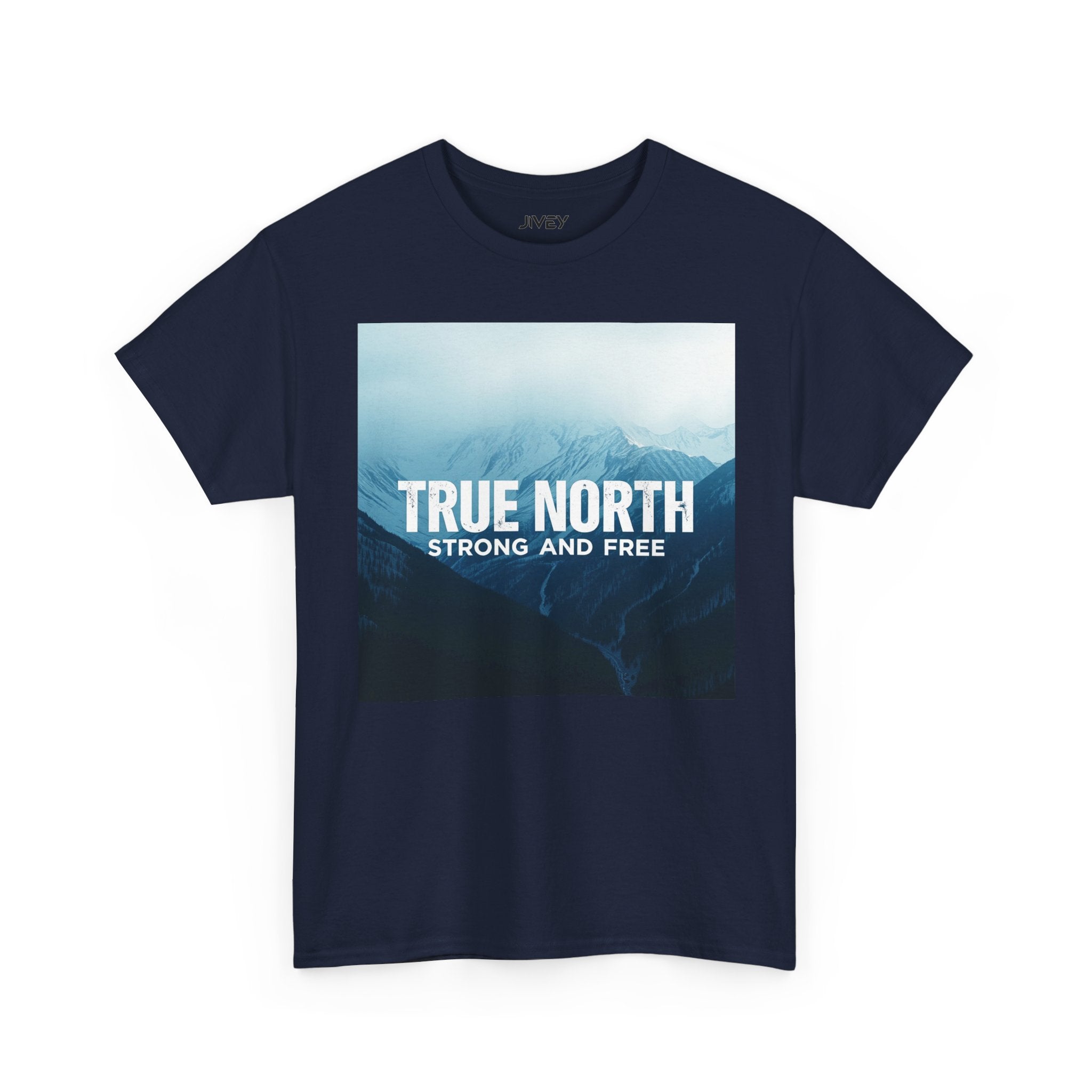 True North Strong and Free Unisex Heavy Cotton Tee