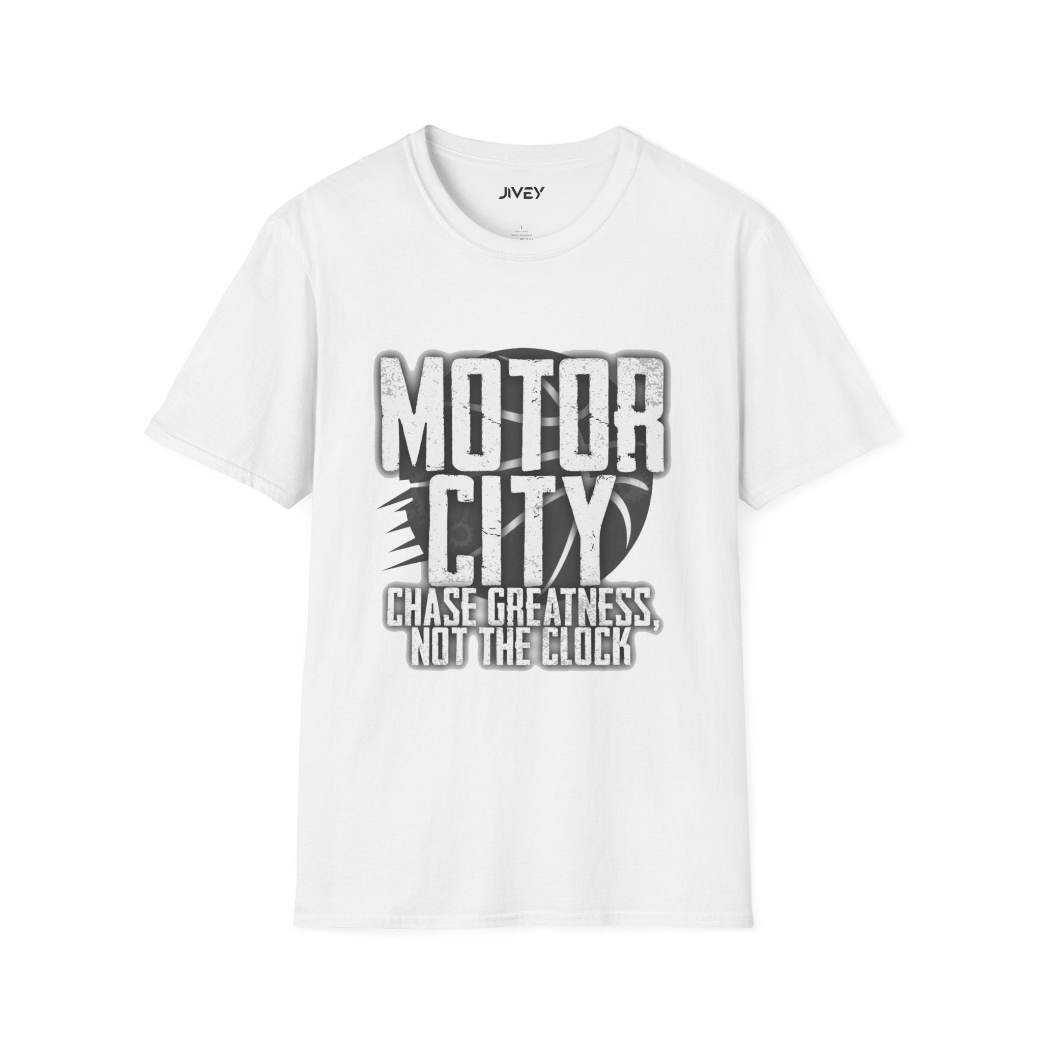 Motor City Basketball whiteTee