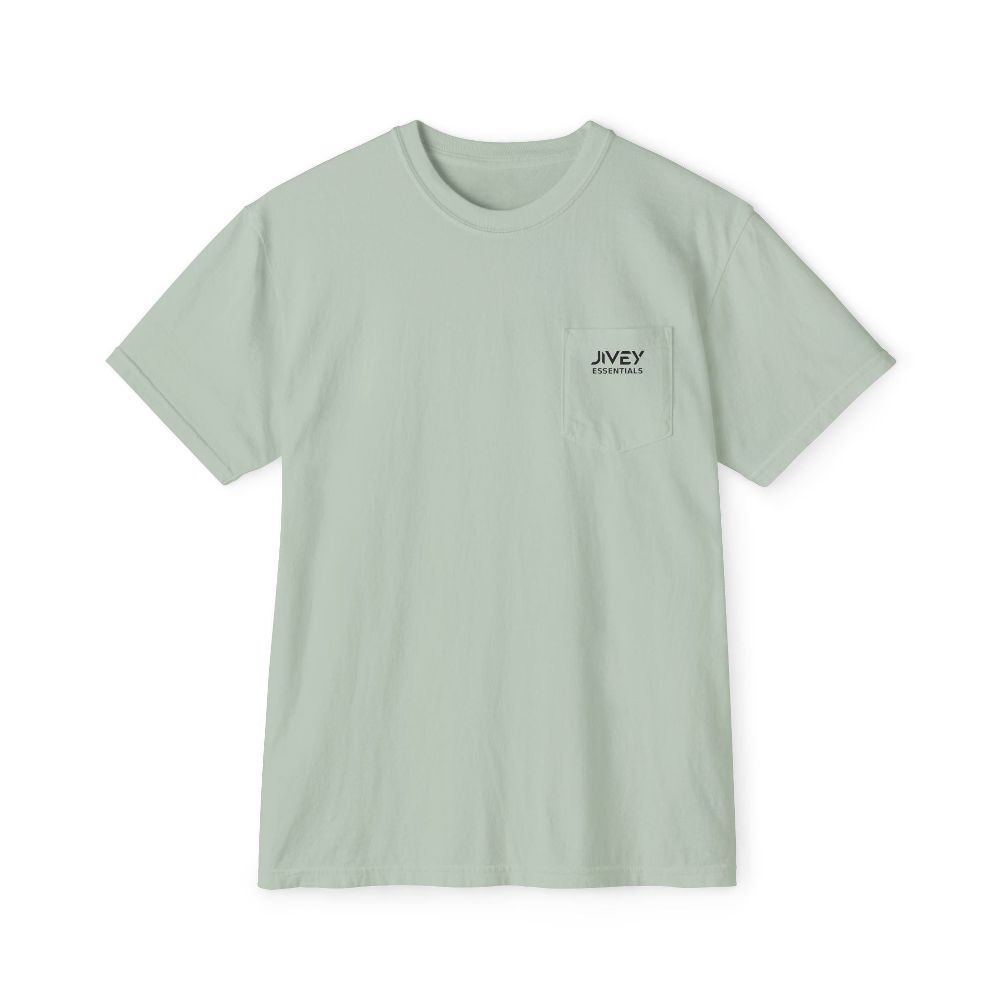 JIVEY Essentials Unisex Garment-Dyed Pocket T-Shirt