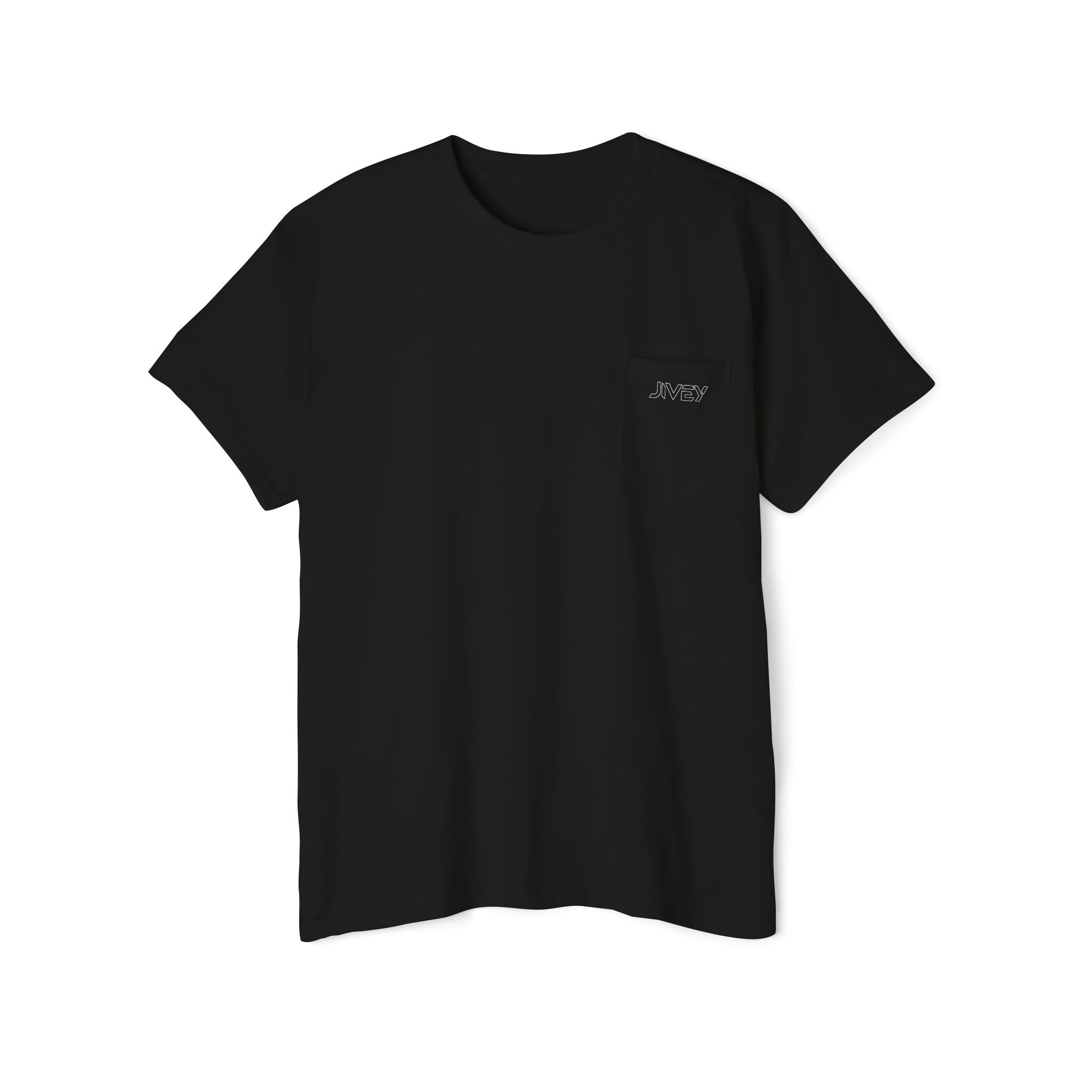 JIVEY Essentials Unisex Heavy Cotton Pocket Tee