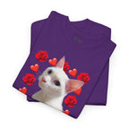 Forever Loved Cats Dry Paint Heavy Cotton Tee