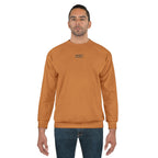 JIVEY Essentials Men's Classic-fit Tiger Orange Sweatshirt
