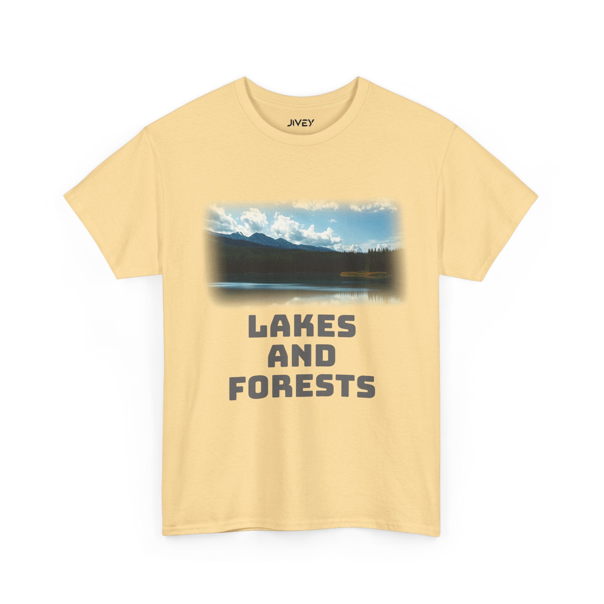 Land of Lakes and Forests Unisex Heavy Cotton Tee