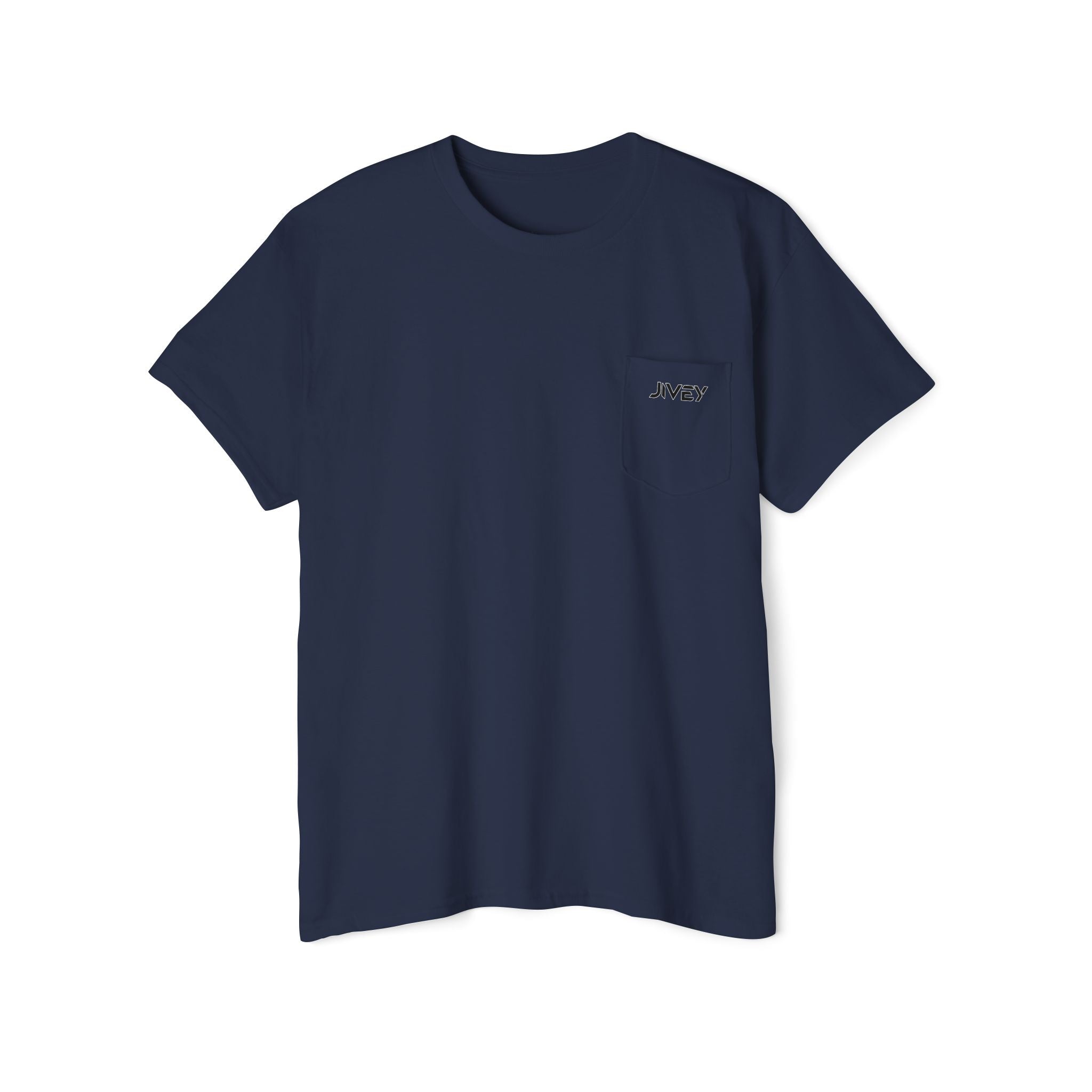 JIVEY Essentials Unisex Heavy Cotton Pocket Tee