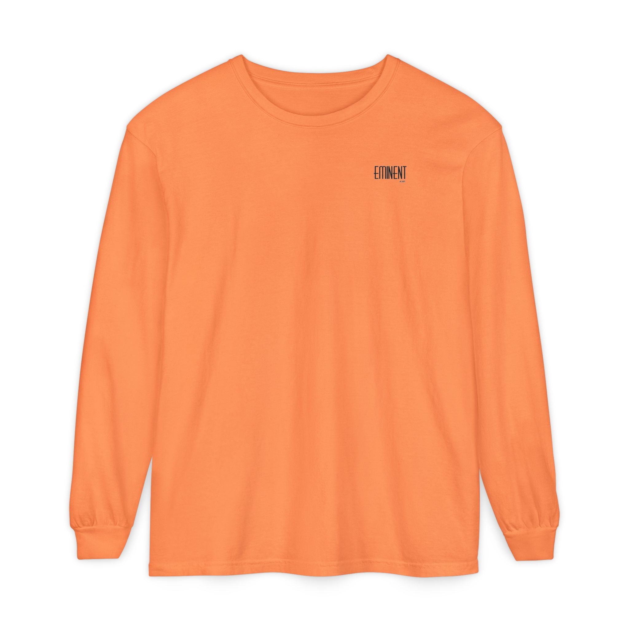 JIVEY Eminent Unisex Garment-dyed Long Sleeve Shirt