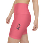 JIVEY Essentials Women's Comfy-fit Pastel Red Workout Shorts