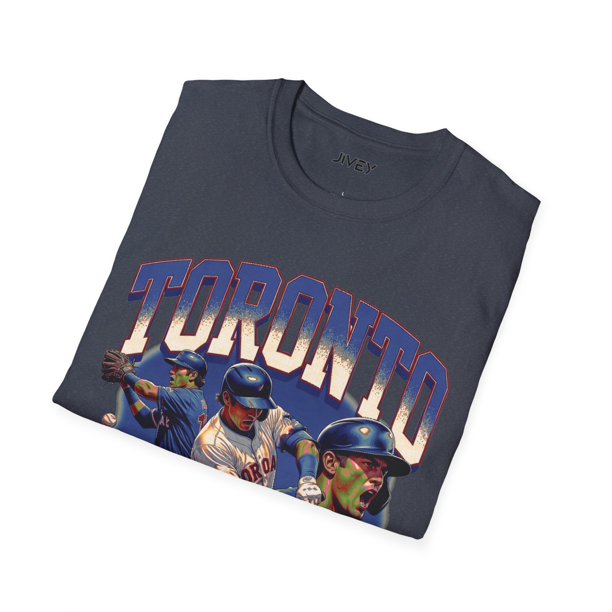 Toronto Baseball Big swing Grey Tone Tee