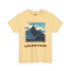 Mount Logan Peak Unisex Heavy Cotton Tee