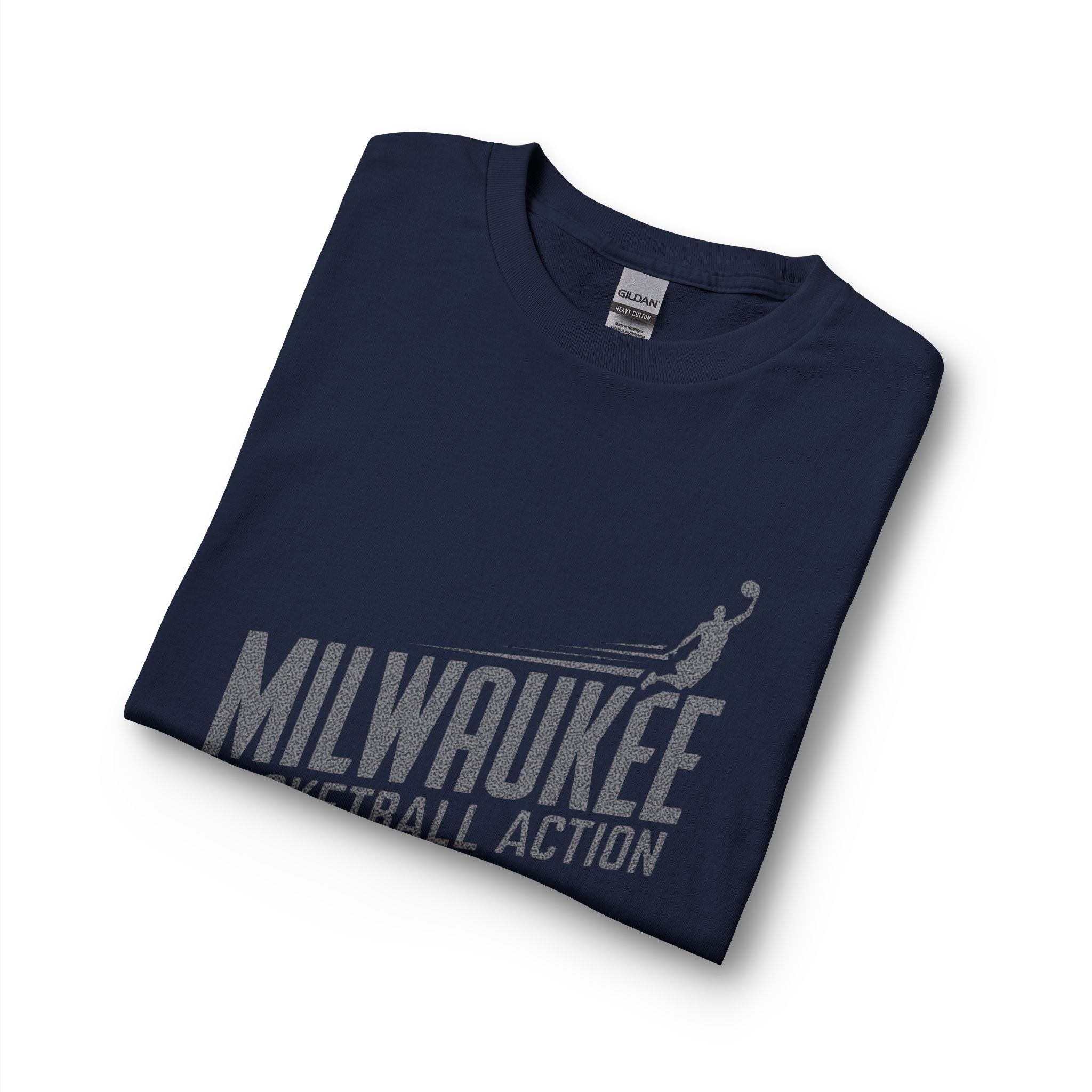 Milwaukee basketball Action dark long Sleeves