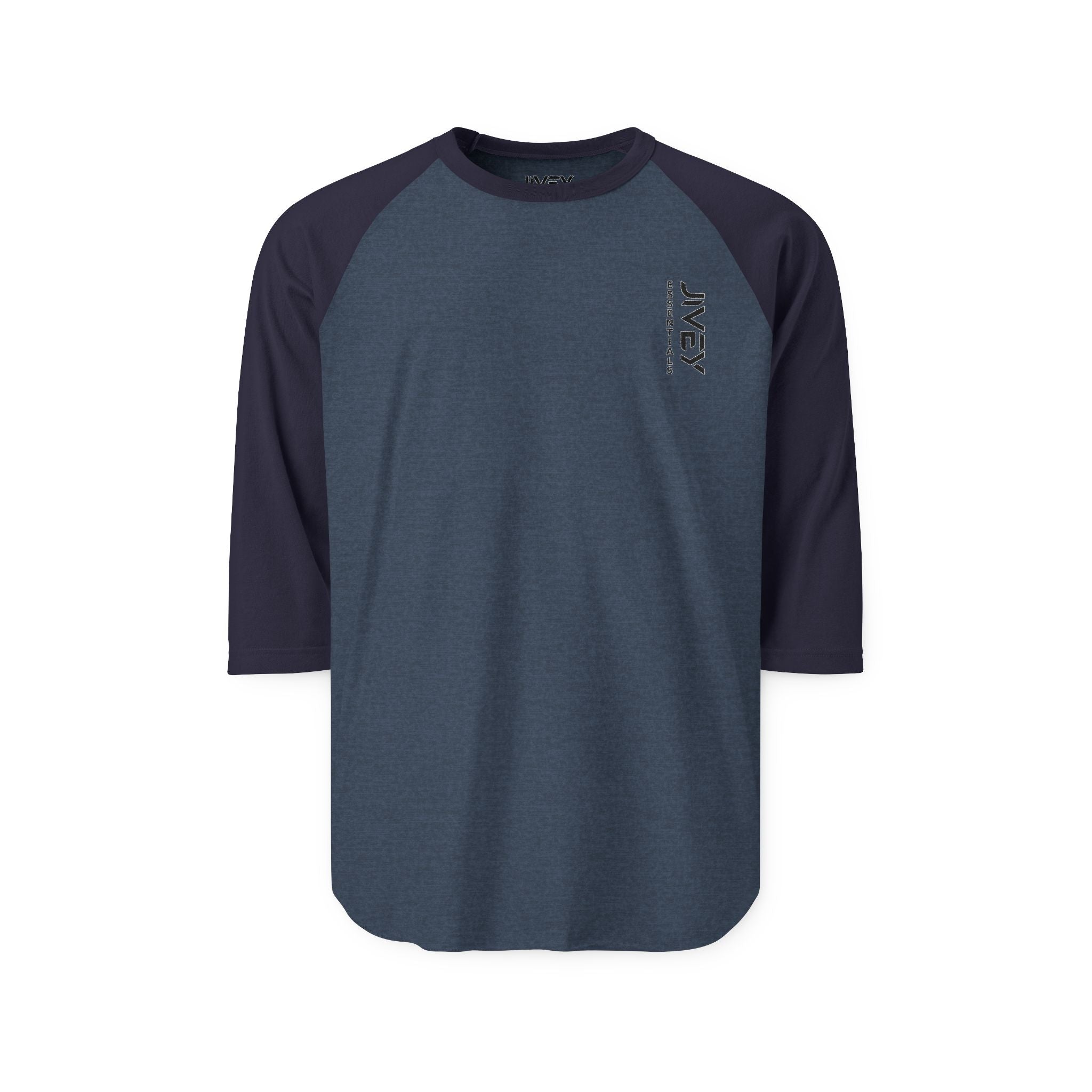 JIVEY Essentials Unisex Three-Quarter Sleeve Raglan Shirt