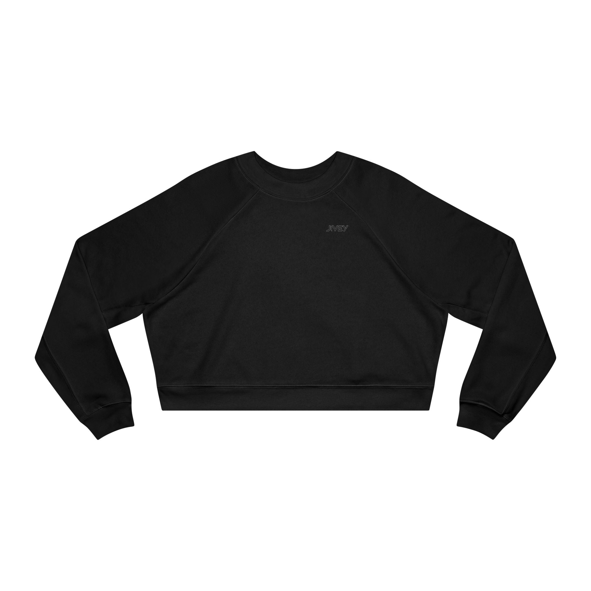 JIVEY Essentials Women's Cropped Fleece Pullover Sweatshirt