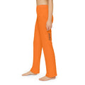 JIVEY Essentials Light-fabric Brushed Poly Orange Kids Lounge Pants