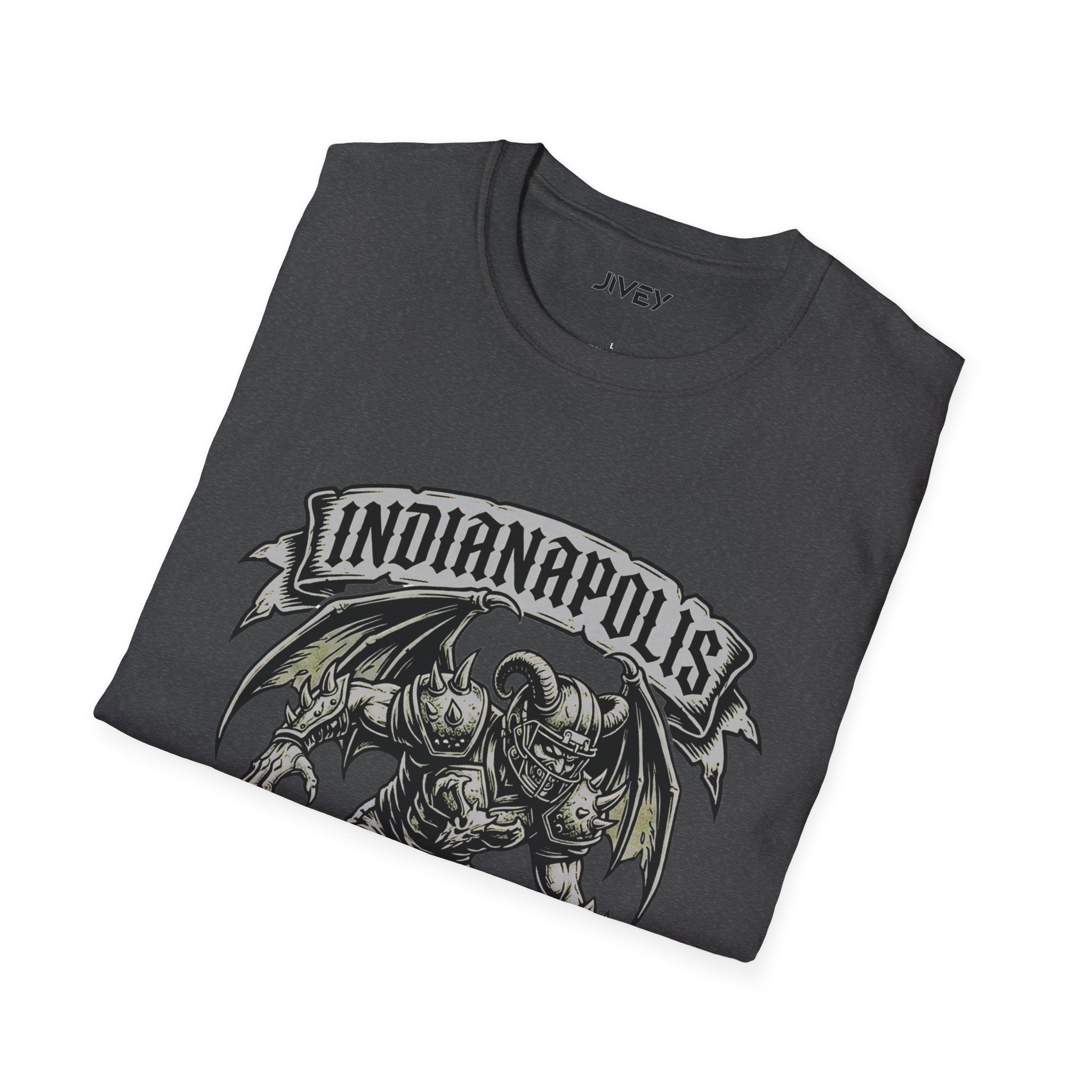 Indianapolis Iron Minds Grey Gothic Tee