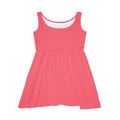 JIVEY Eminent Mid-length Comfy Pastel Red Skater Dress
