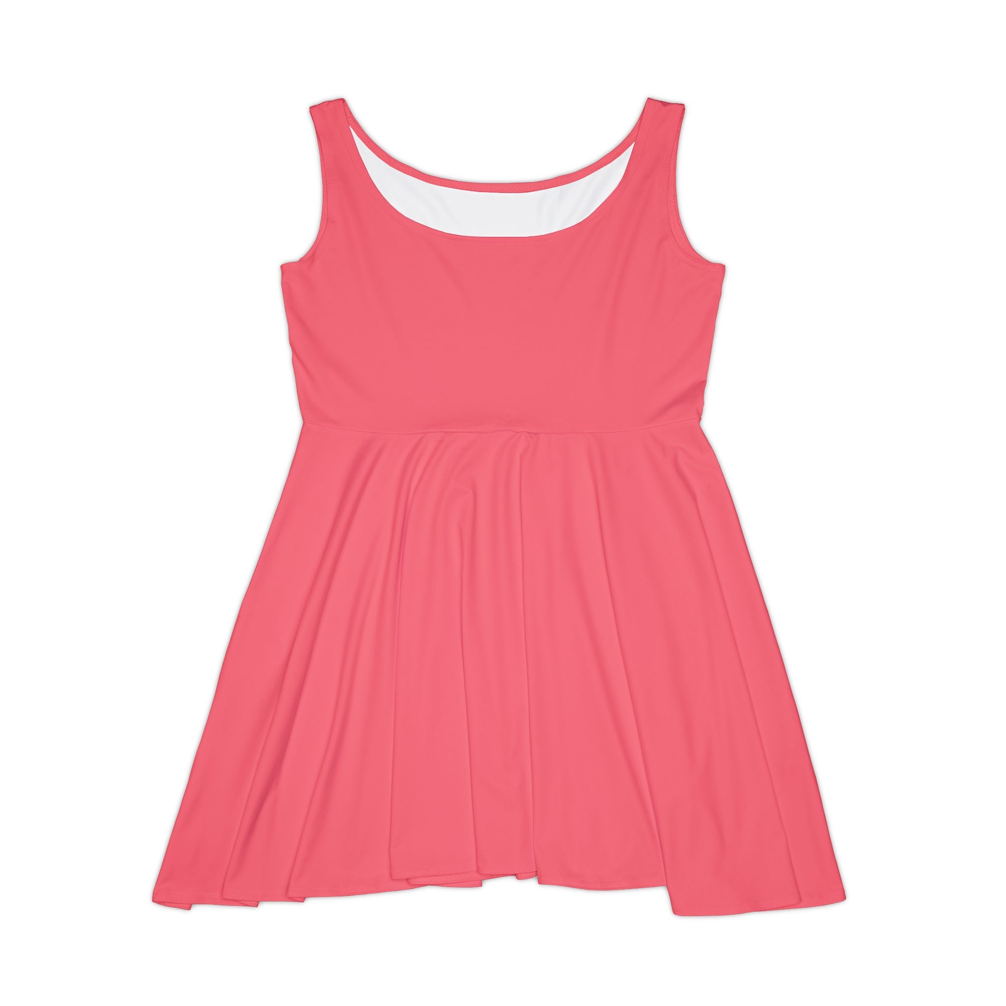 JIVEY Eminent Mid-length Comfy Pastel Red Skater Dress