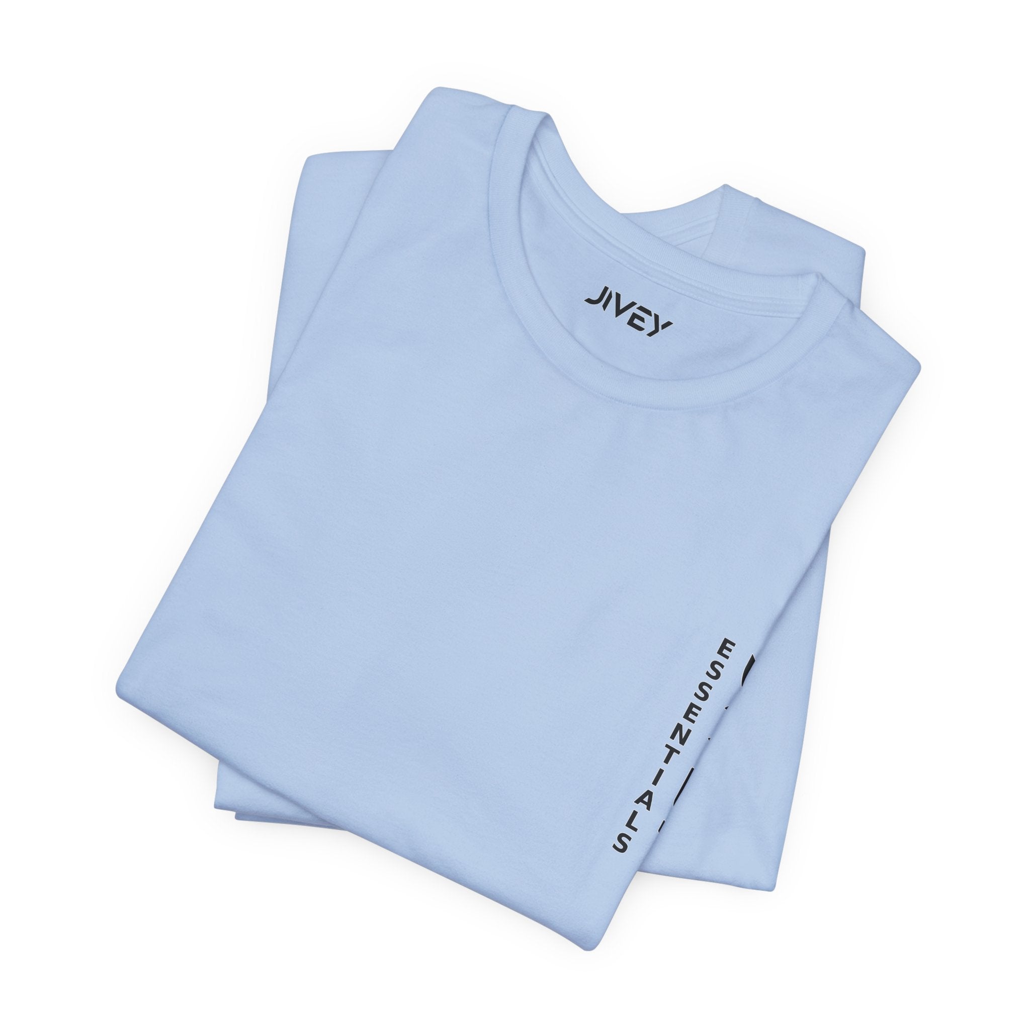 JIVEY Essentials Unisex Jersey Short Sleeve Soft Cotton Tee