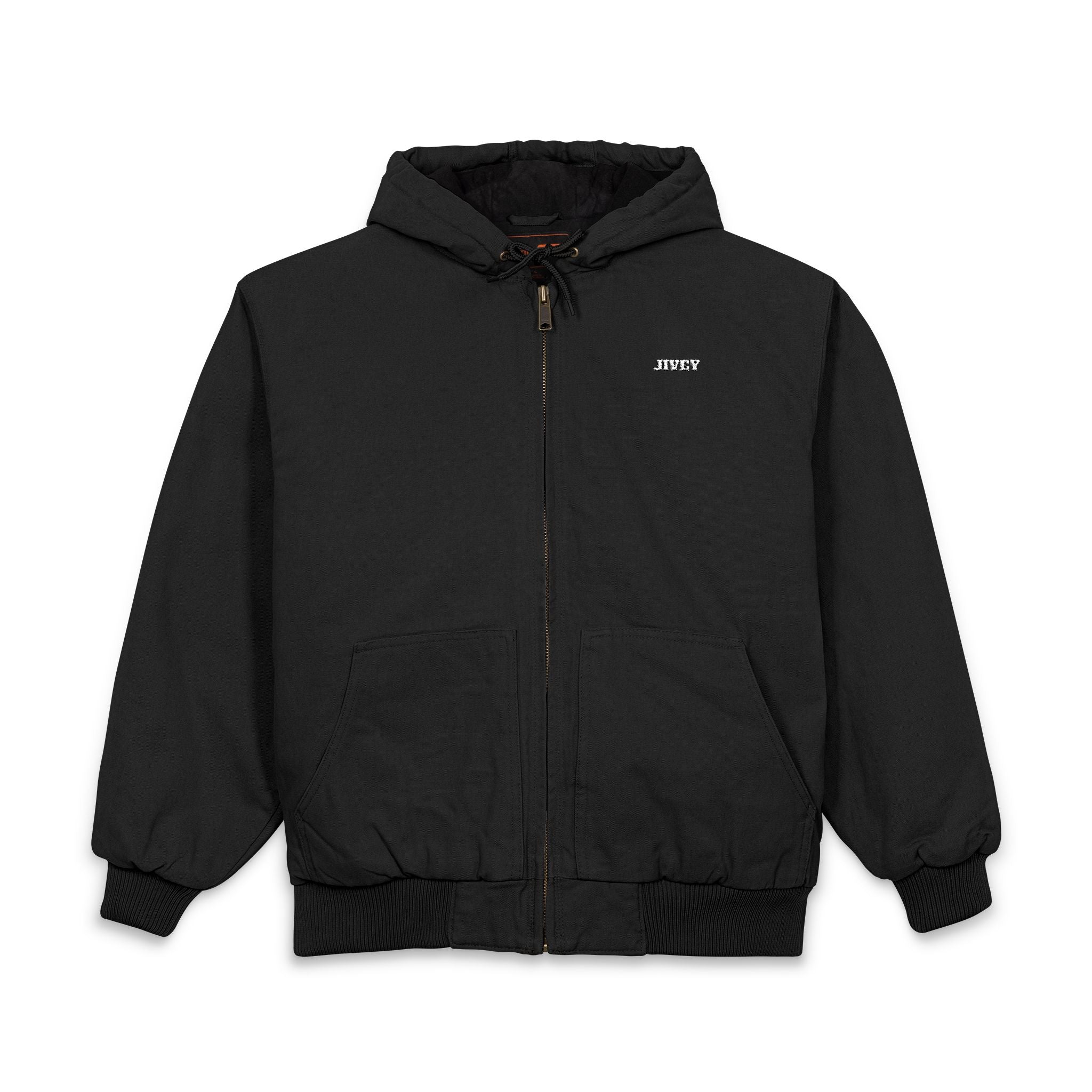 JIVEY Essentials Duck Cloth Hooded Work Jacket
