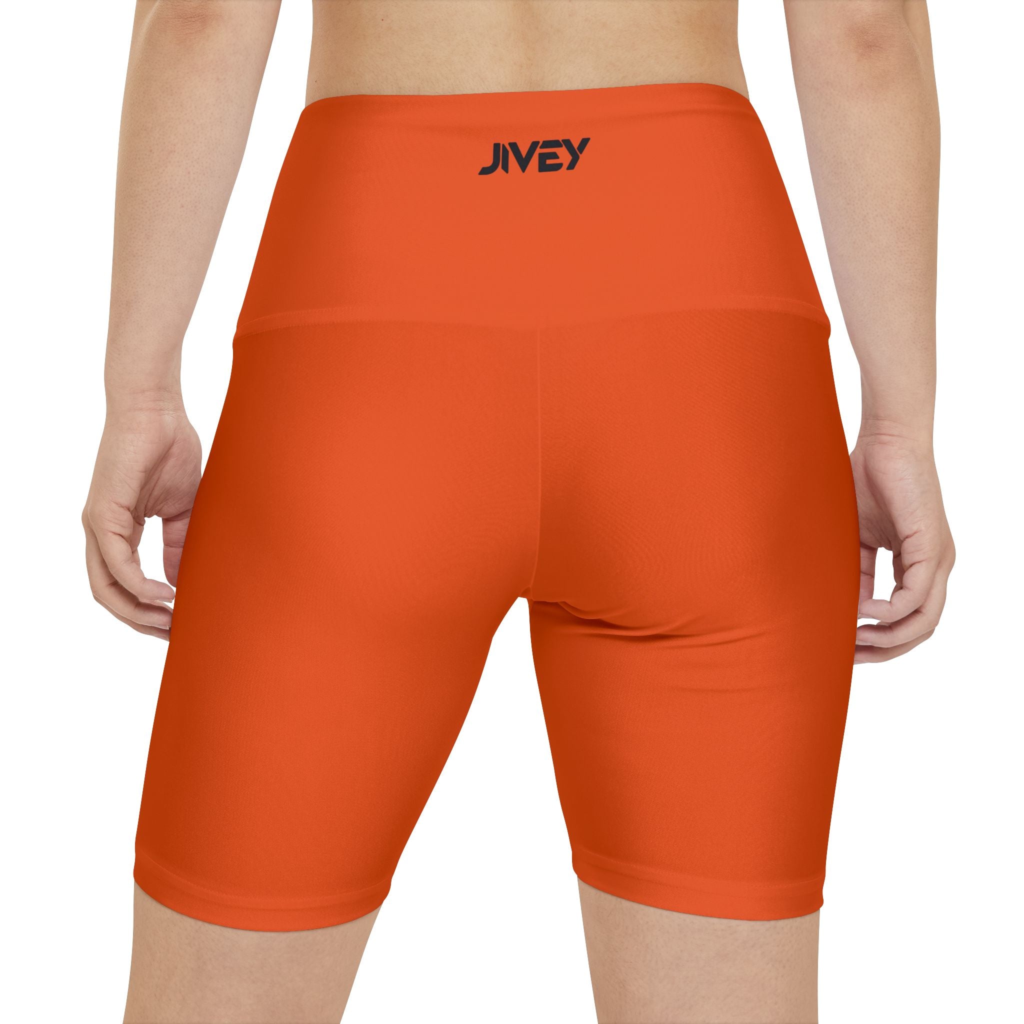 JIVEY Essentials Women's Comfy-fit Red Gold Workout Shorts