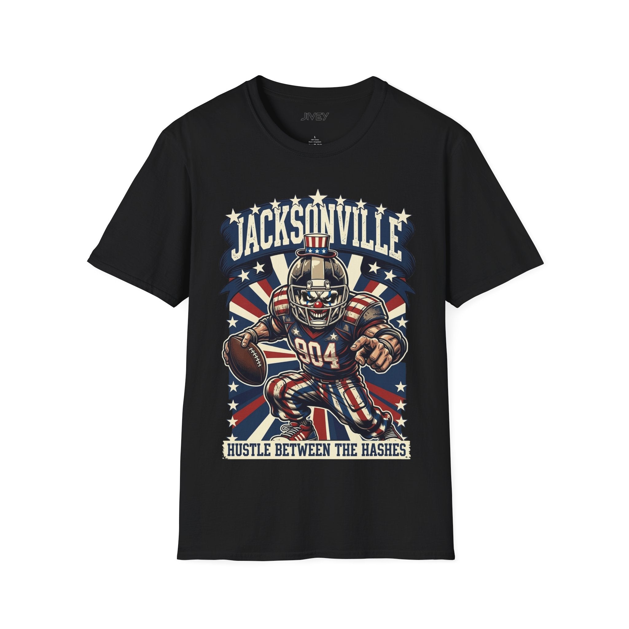 Jacksonville Hustle Football Dark Tones Tee