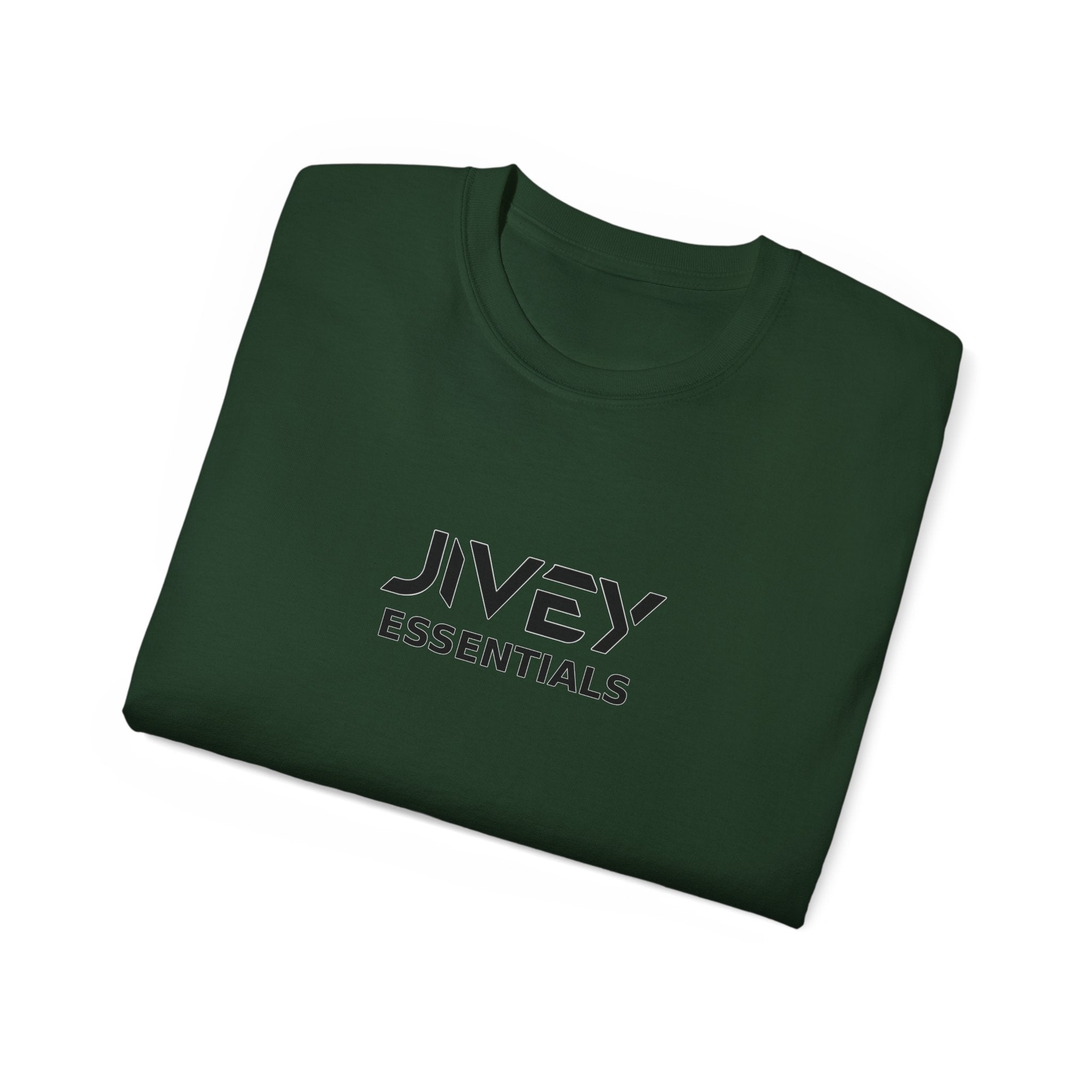JIVEY Essentials Unisex Ultra Cotton Breathable Tee