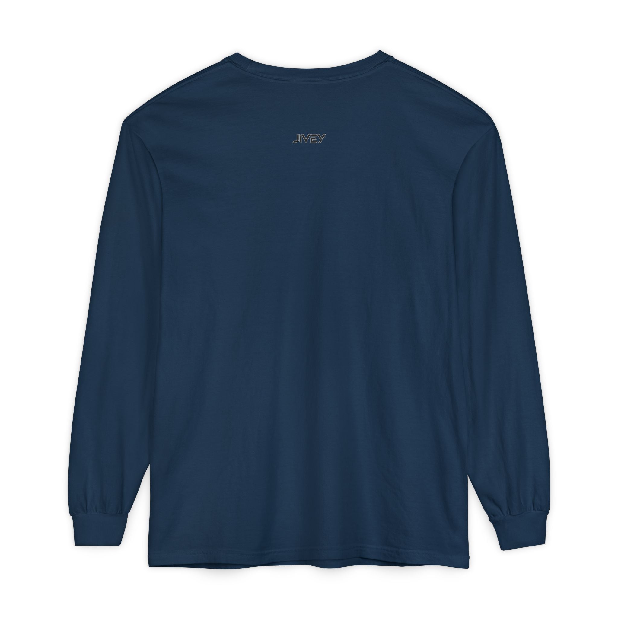 JIVEY Eminent Unisex Garment-dyed Long Sleeve Shirt