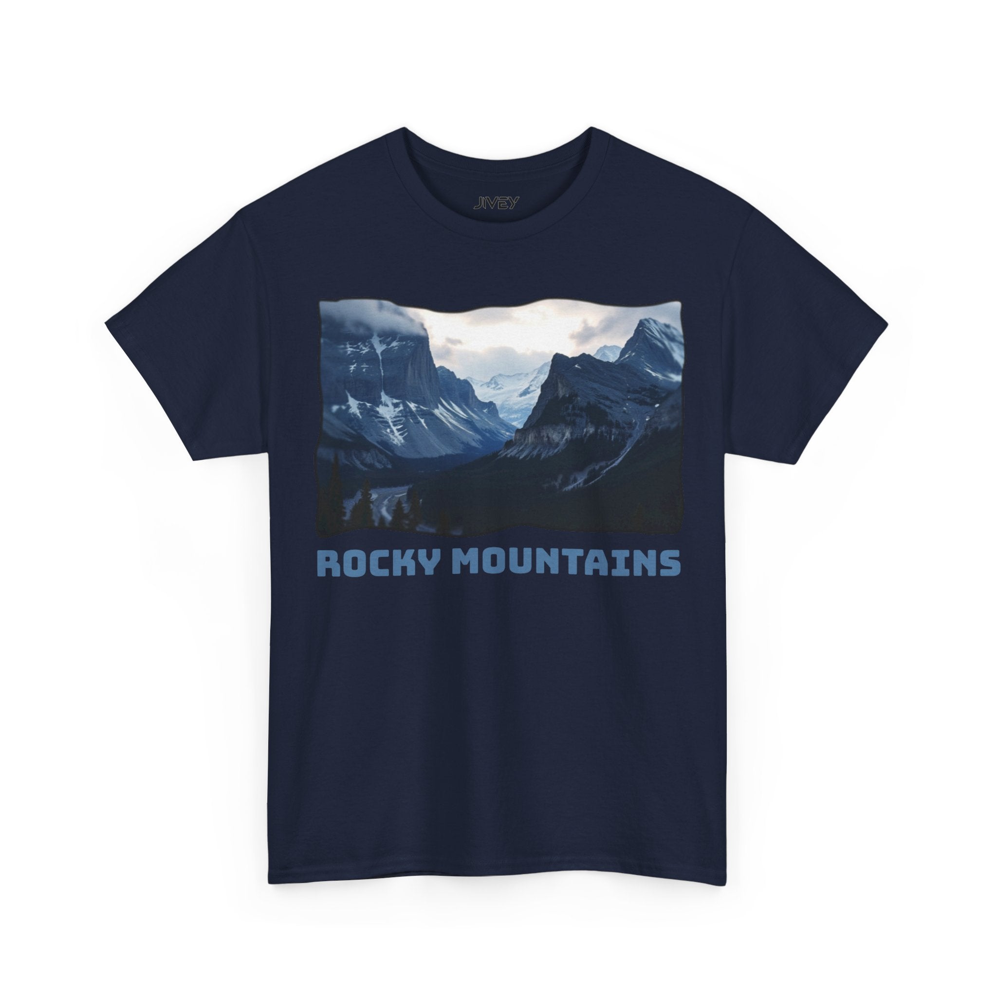 Rocky Mountains Canada Unisex Heavy Cotton Tee
