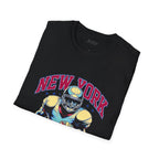 New York Helmets on Football dark Tee