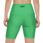 JIVEY Essentials Women's Comfy-fit Emerald Workout Shorts