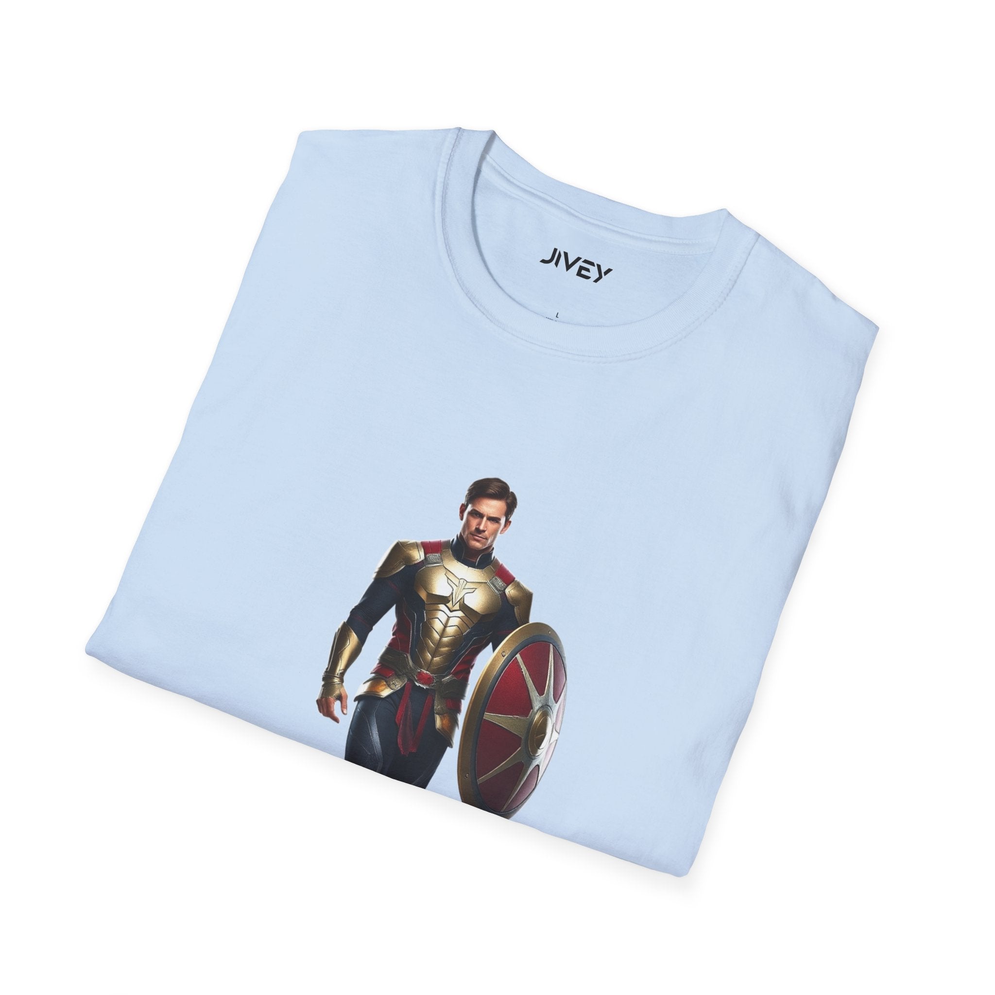 Valor Shield Superhero Softstyle Tee