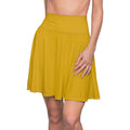 JIVEY Eminent Soft Versatile-fit Mustard Skater Skirt