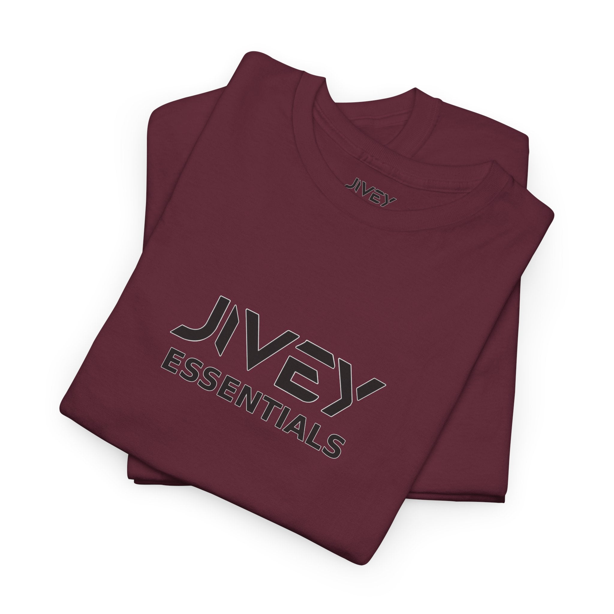 JIVEY Essentials Unisex Heavy Cotton Durable Washable Tee