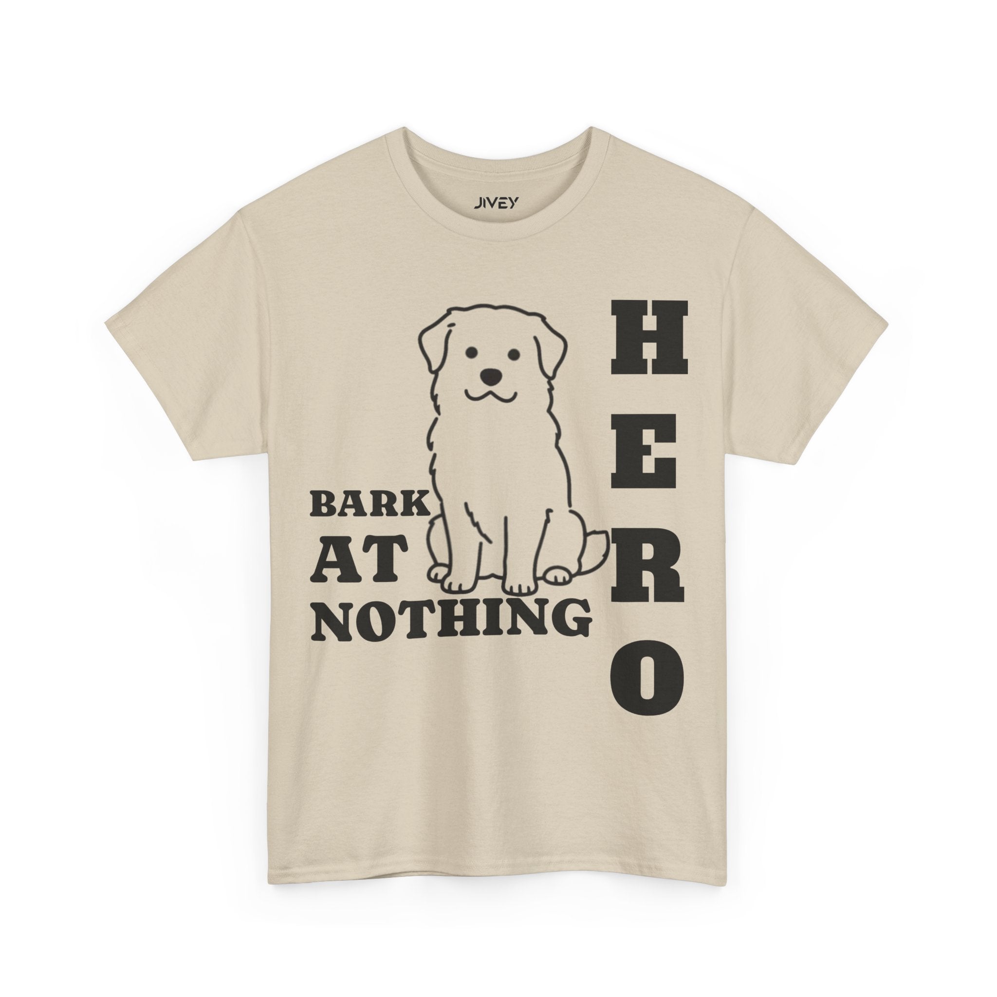 Single Line Pet Art Style Heavy Cotton Tee