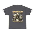 New Orleans End Zone Football Dark Tones T-shirt
