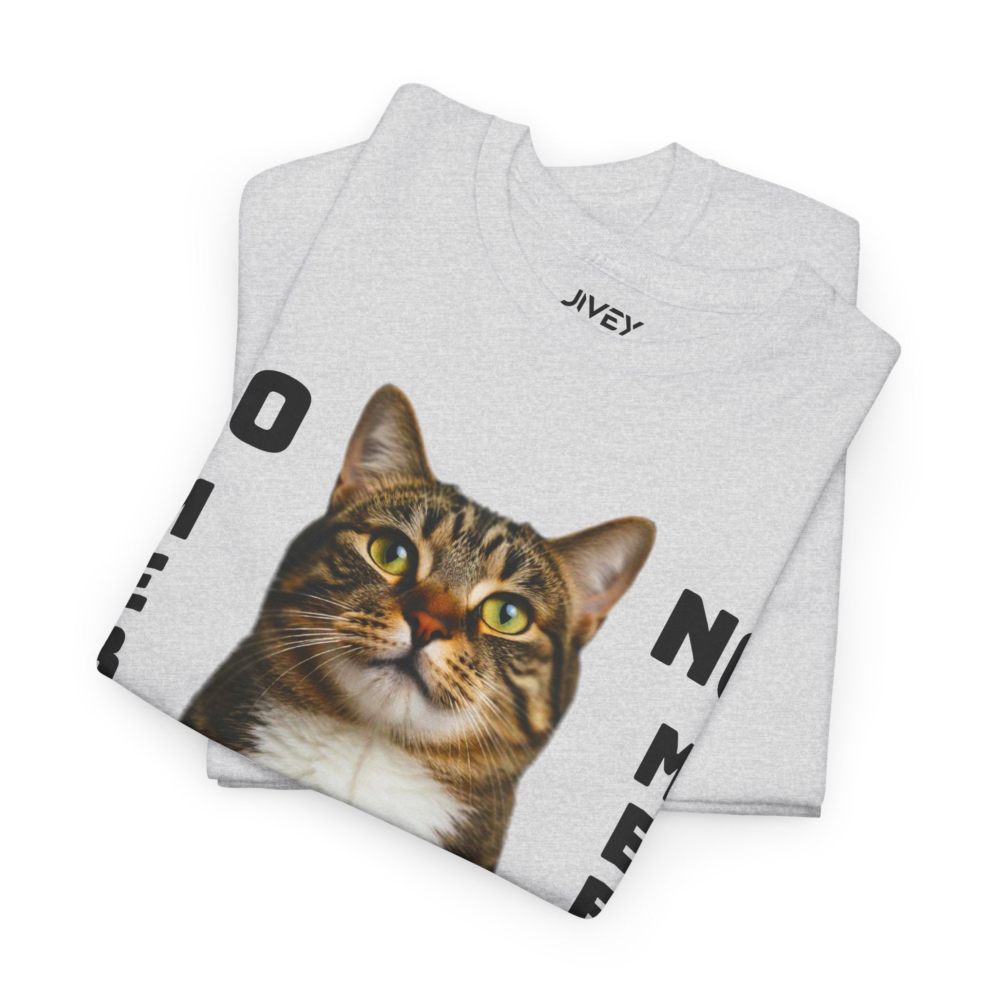 Beloved Pet Portrait Tabby Cat Heavy Cotton Tee – Jivey Apparel