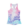 JIVEY Eminent Women's Light-fabric Slim-fit Tie Dye Racerback Tank Top