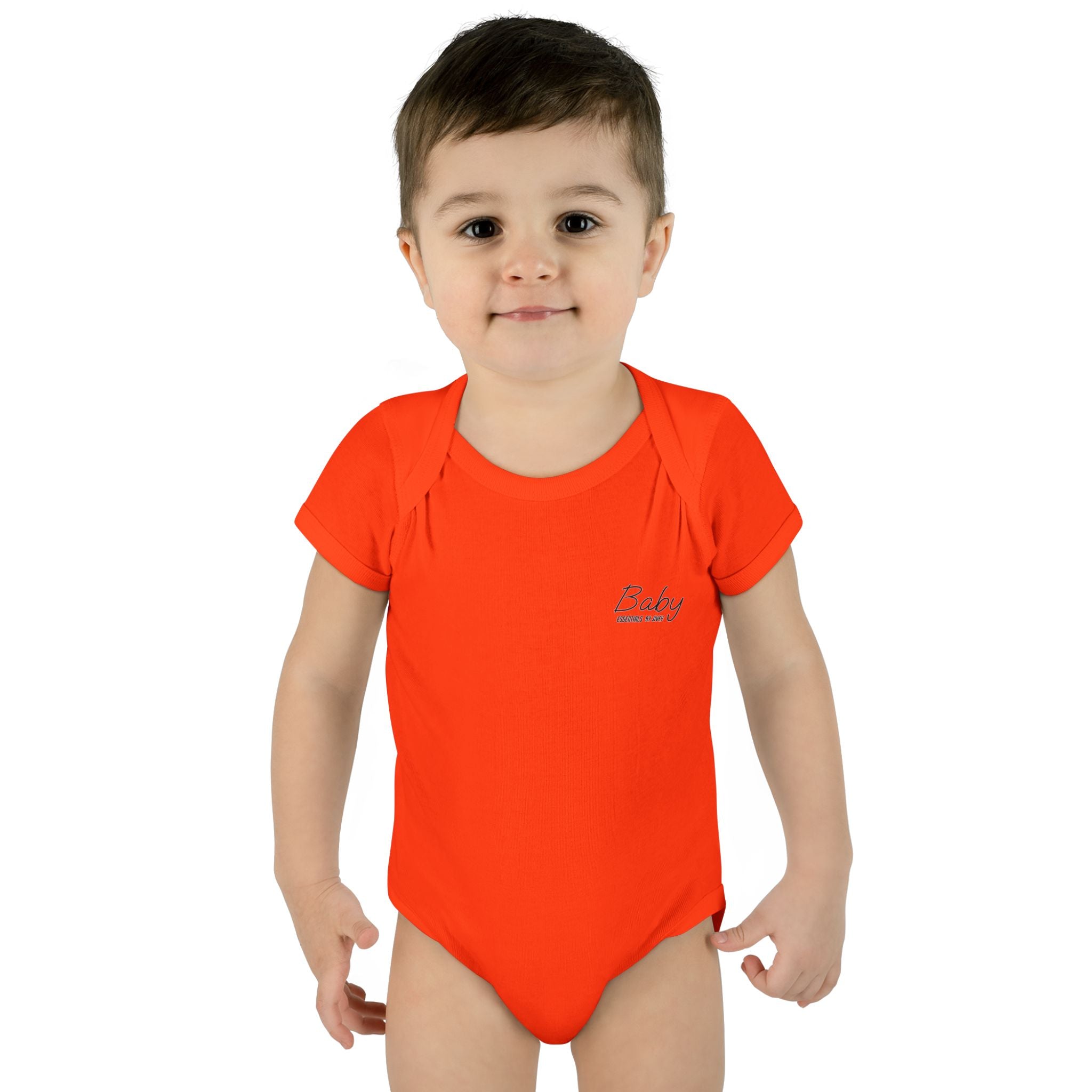 JIVEY Essentials Infant Baby Rib Short Sleeves Bodysuit