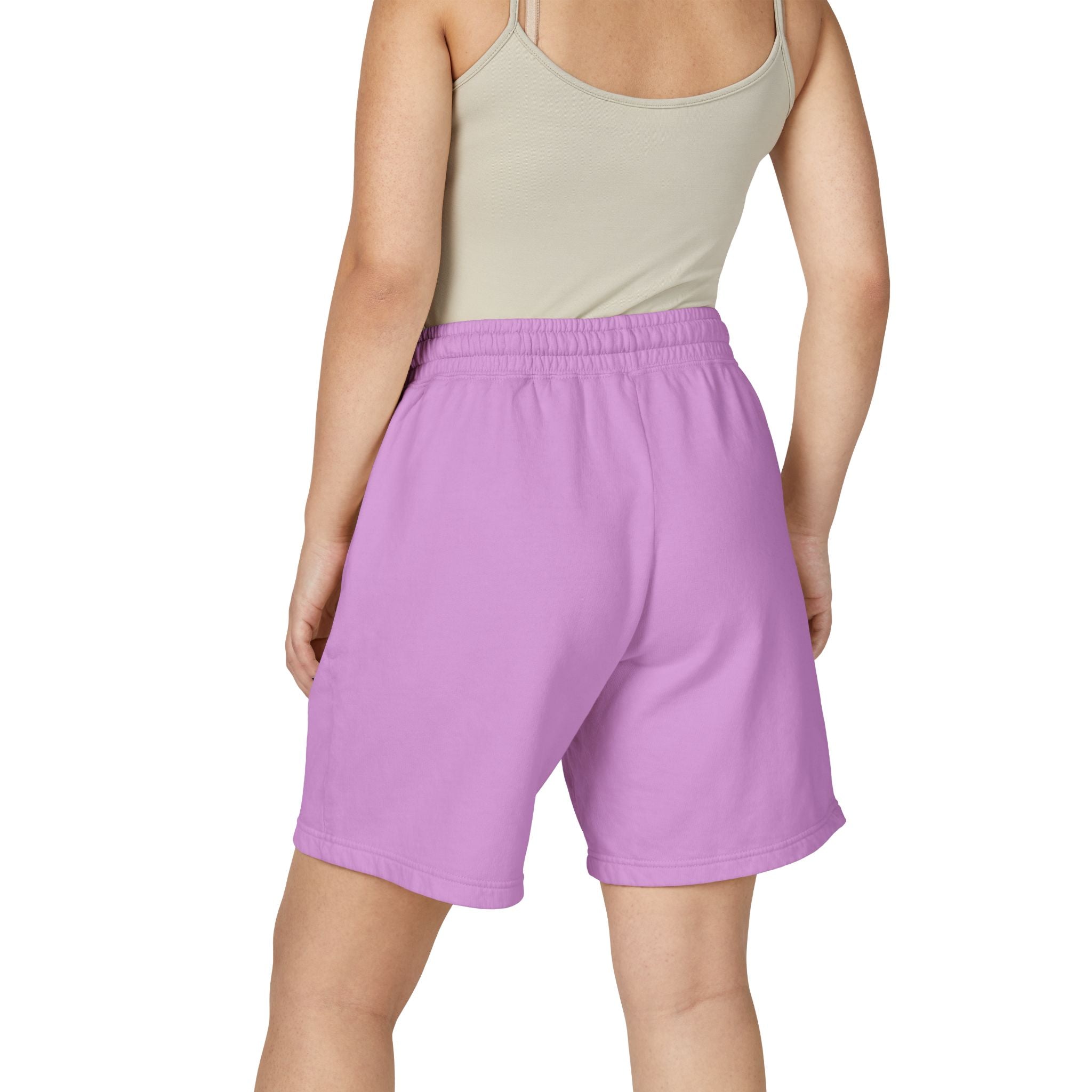 JIVEY Essentials Unisex Garment-Dyed Lightweight Fleece Sweatshort