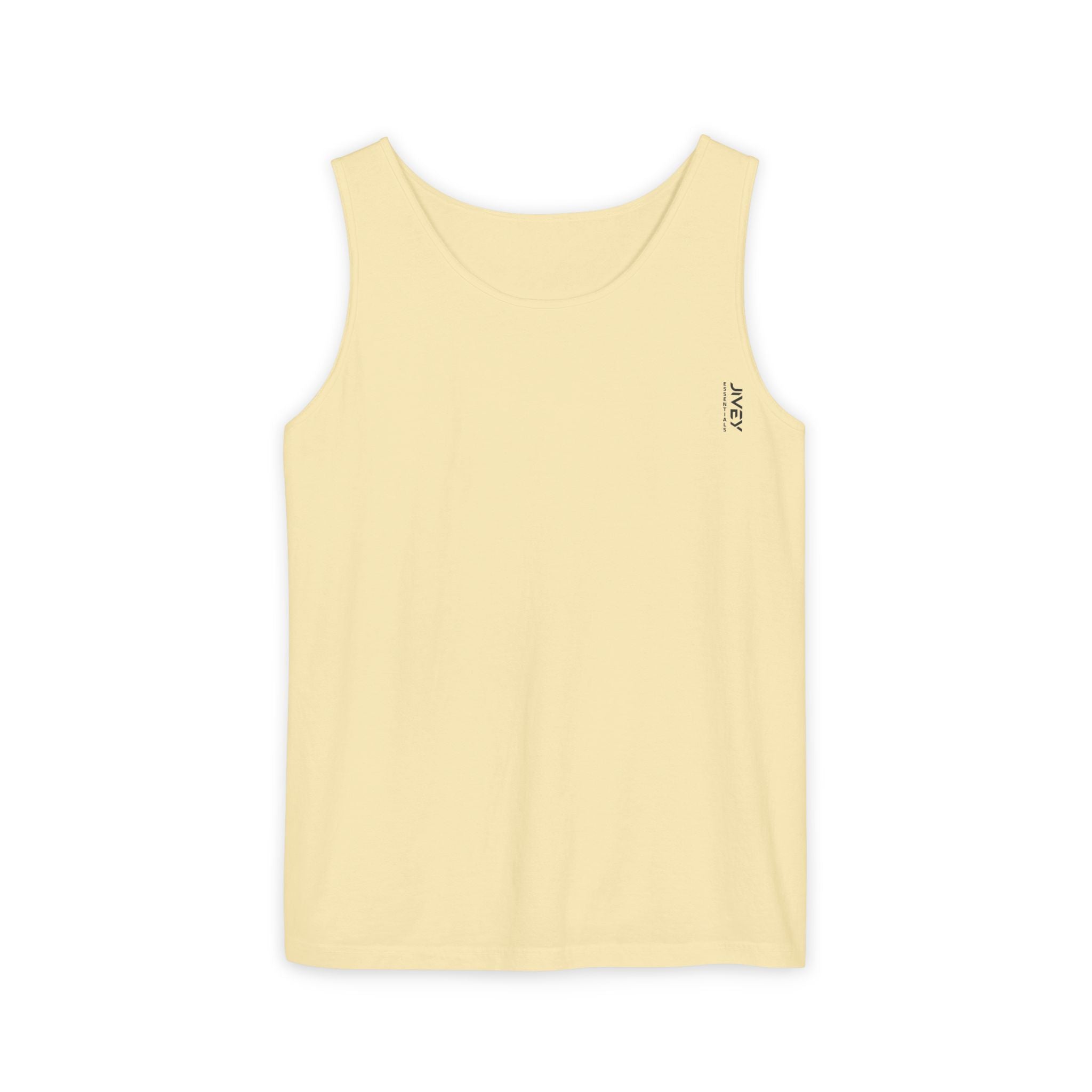 JIVEY Essentials Unisex Relaxed-fit Light Garment-Dyed Tank Top