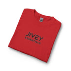 JIVEY Essentials Unisex Long Sleeve Cotton Rib Cuffs T-Shirt