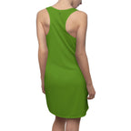 JIVEY Eminent Light-fabric Sporty-fit Light Green Racerback Dress