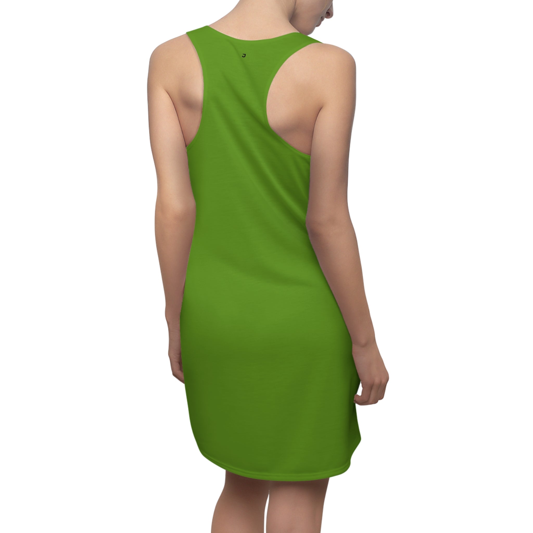JIVEY Eminent Light-fabric Sporty-fit Light Green Racerback Dress