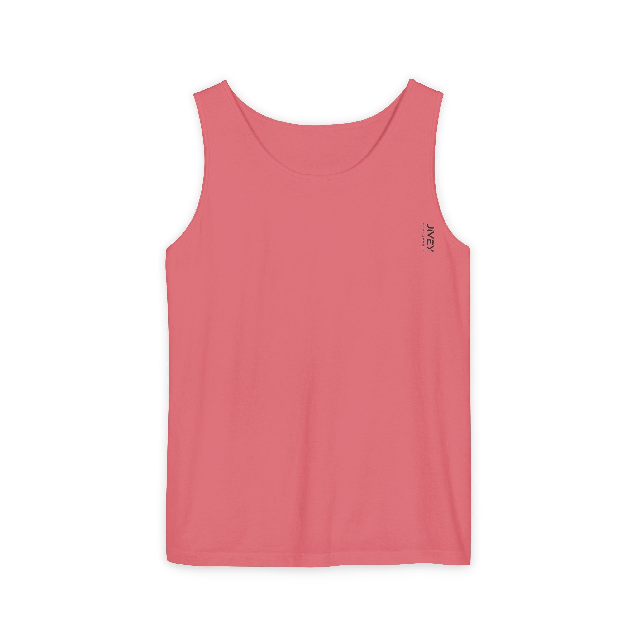 JIVEY Essentials Unisex Relaxed-fit Light Garment-Dyed Tank Top
