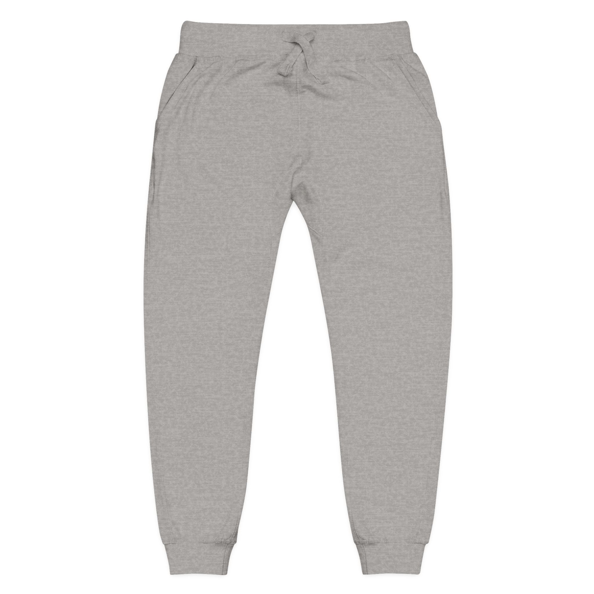 JIVEY Essentials Unisex Fleece Embroidery Cotton Light Sweatpants