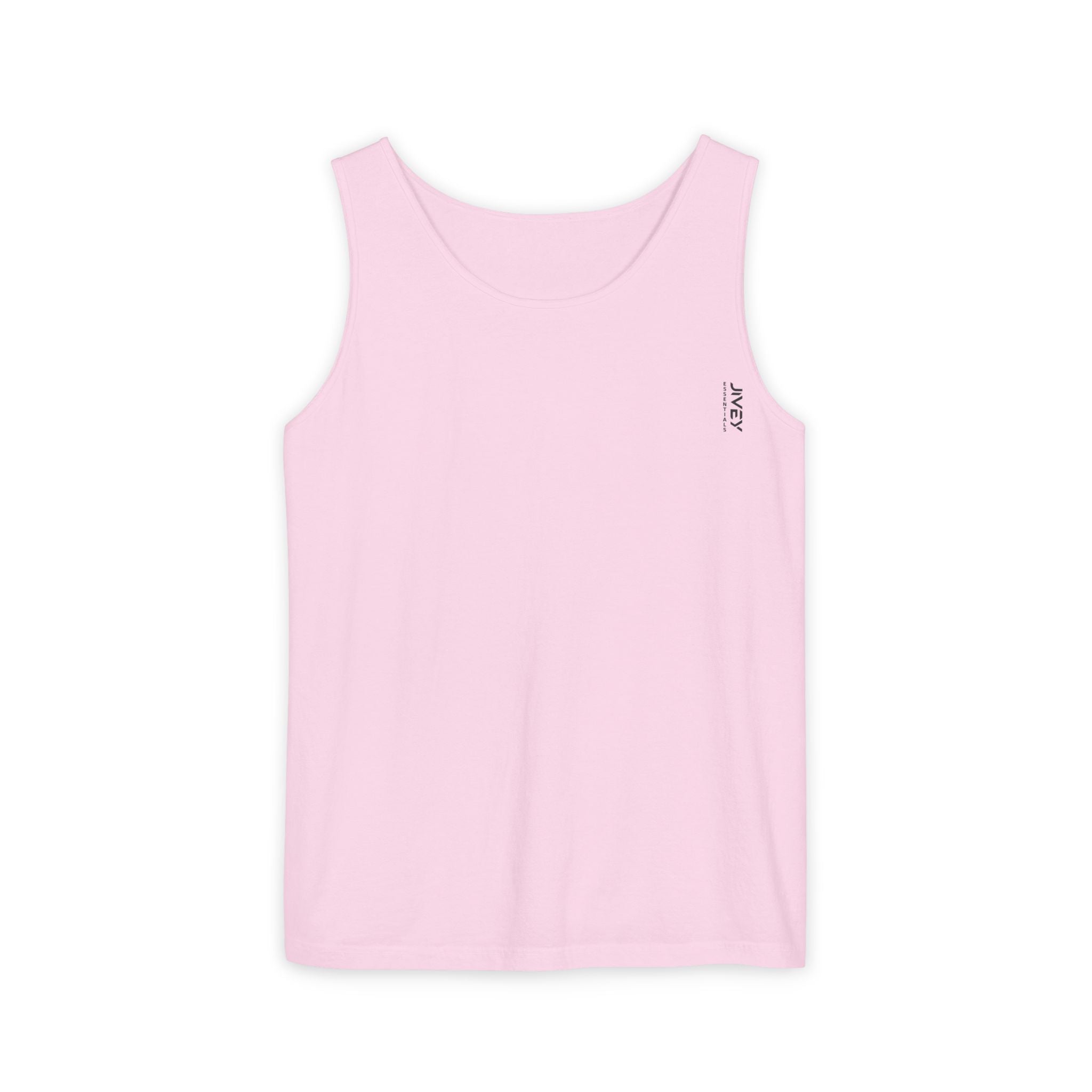 JIVEY Essentials Unisex Relaxed-fit Light Garment-Dyed Tank Top