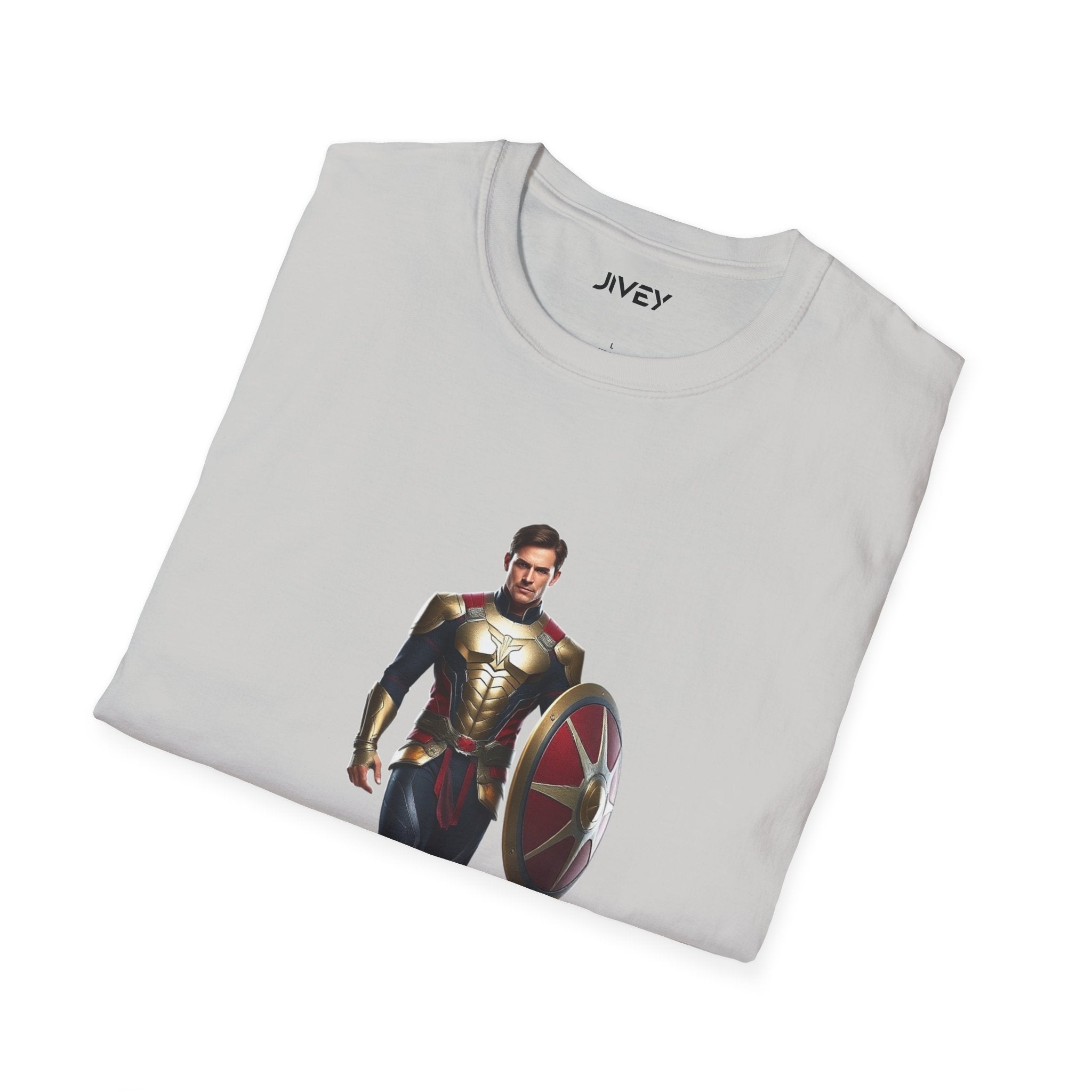Valor Shield Superhero Softstyle Tee