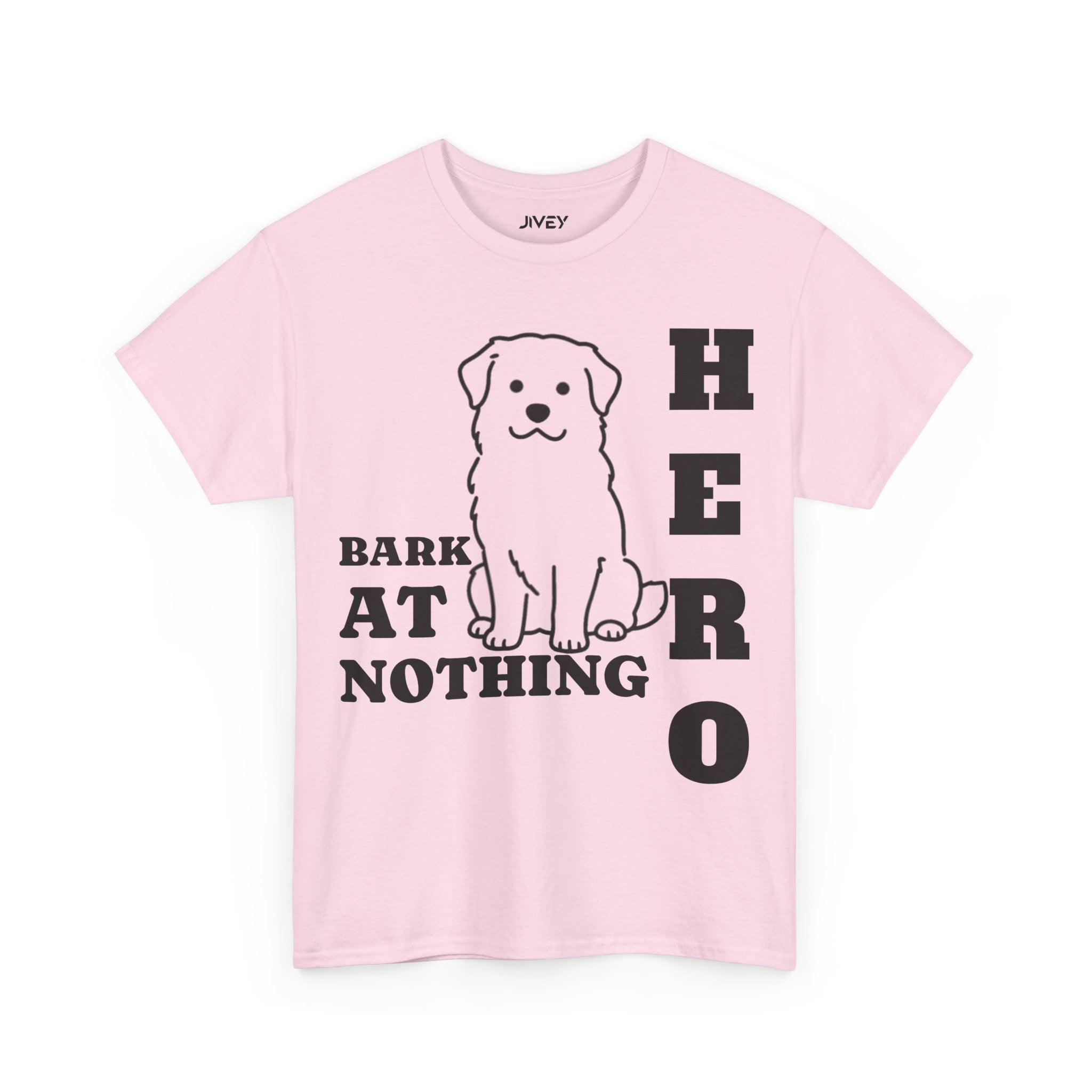 Single Line Pet Art Style Heavy Cotton Tee