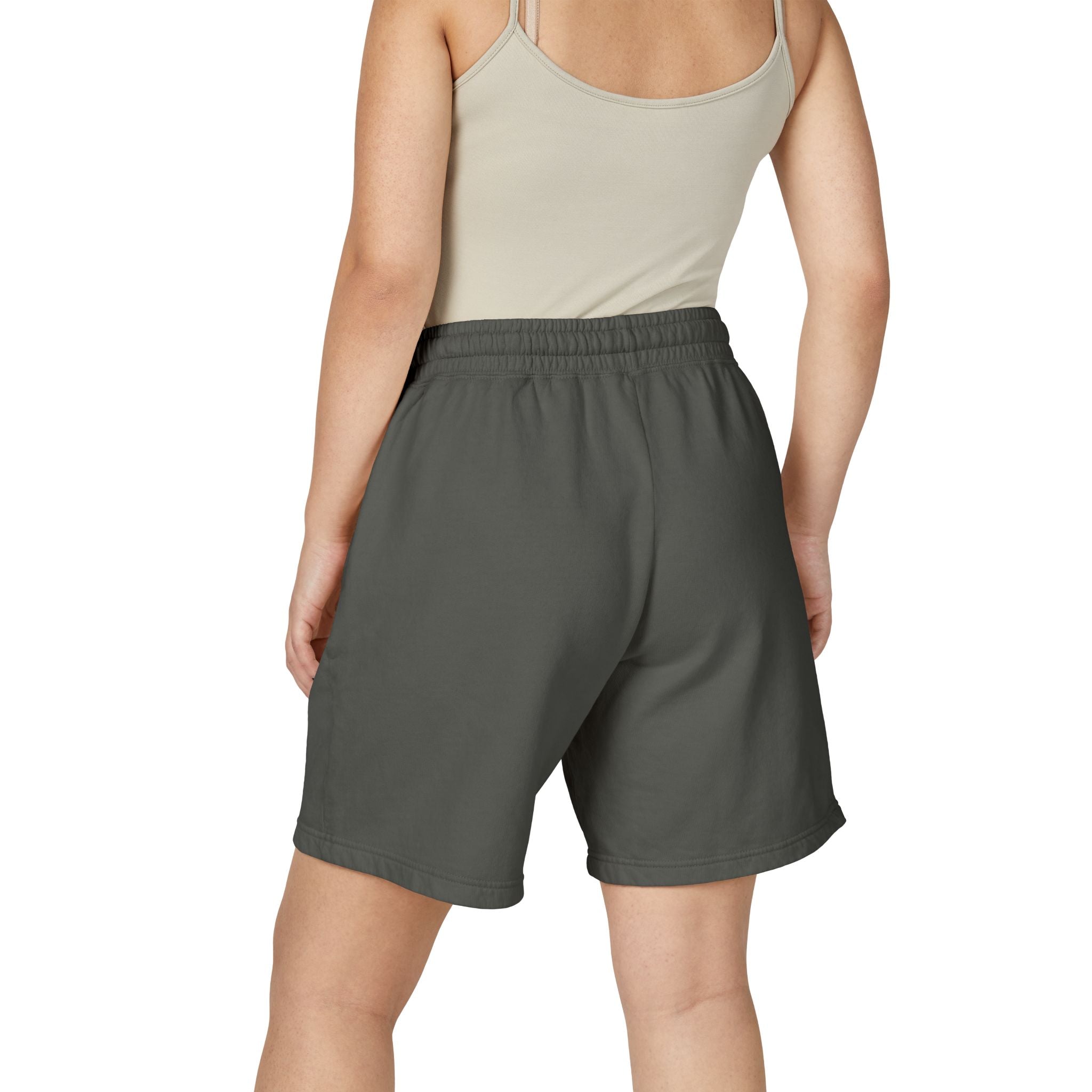 JIVEY Essentials Unisex Garment-Dyed Lightweight Fleece Sweatshort